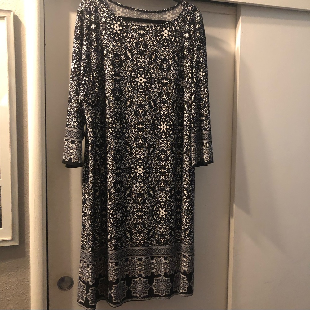 Black & White MIDI Dress - Size 3X - Tag has been removed